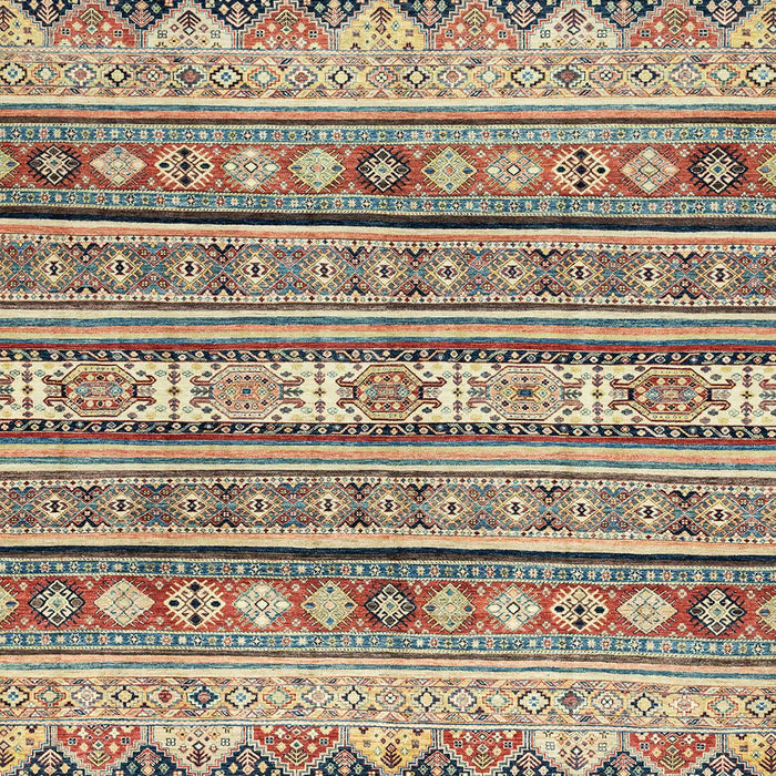 Machine Washable Abstract Brown Rug, wshabs2618