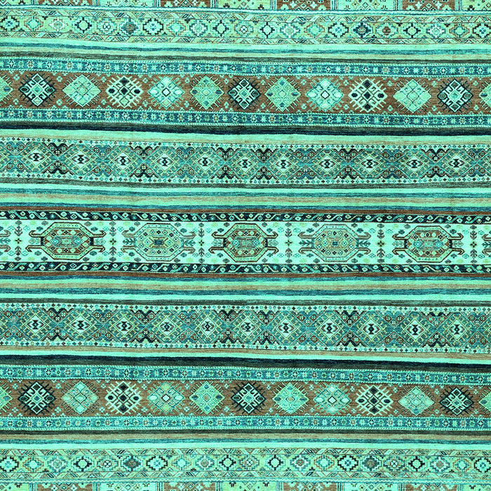 Machine Washable Abstract Turquoise Modern Area Rugs, wshabs2618turq