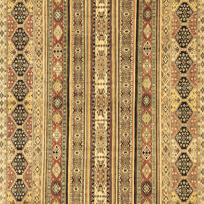 Square Abstract Brown Modern Rug, abs2618brn