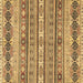 Square Abstract Brown Modern Rug, abs2618brn