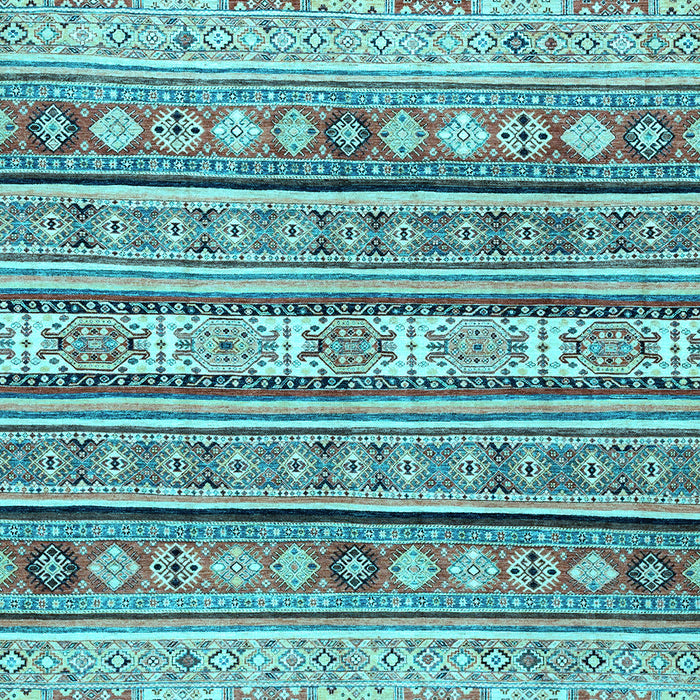 Machine Washable Abstract Light Blue Modern Rug, wshabs2618lblu