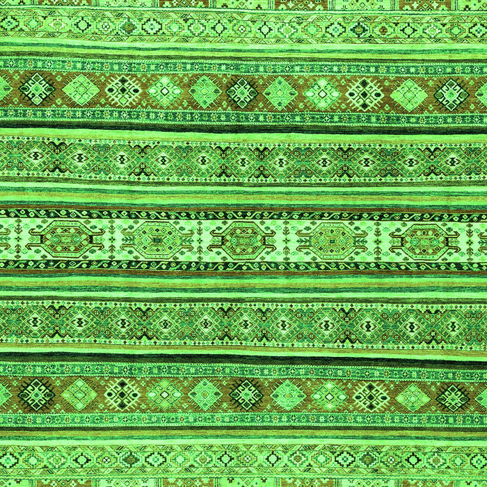Machine Washable Abstract Green Modern Area Rugs, wshabs2618grn