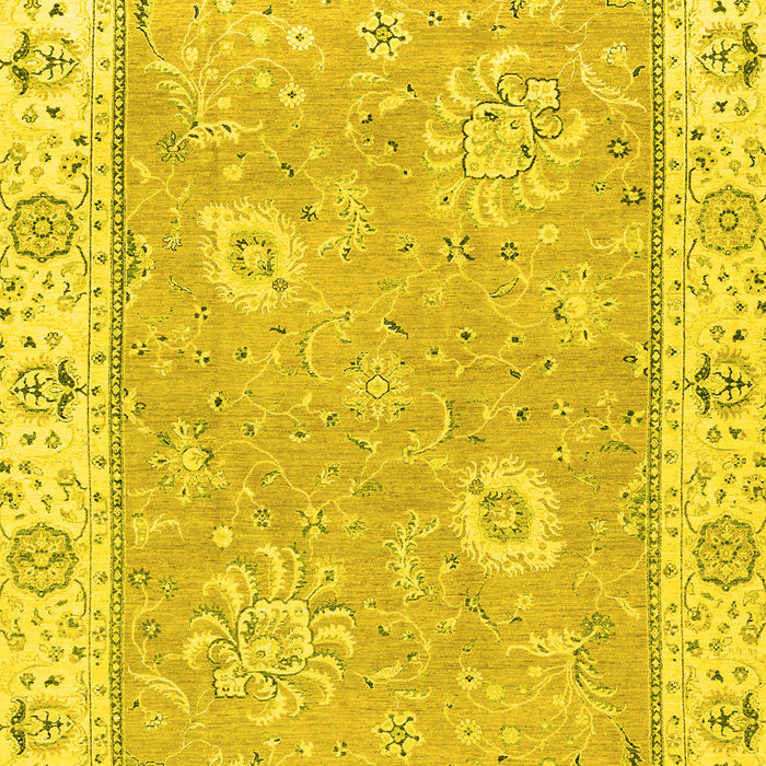 Oriental Yellow Traditional Rug, abs2619yw