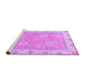 Sideview of Machine Washable Oriental Purple Traditional Area Rugs, wshabs2619pur