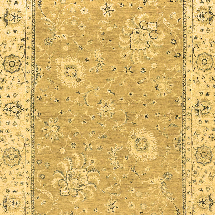 Machine Washable Oriental Brown Traditional Rug, wshabs2619brn