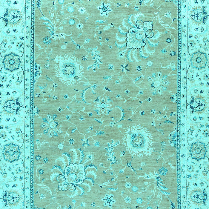 Oriental Light Blue Traditional Rug, abs2619lblu