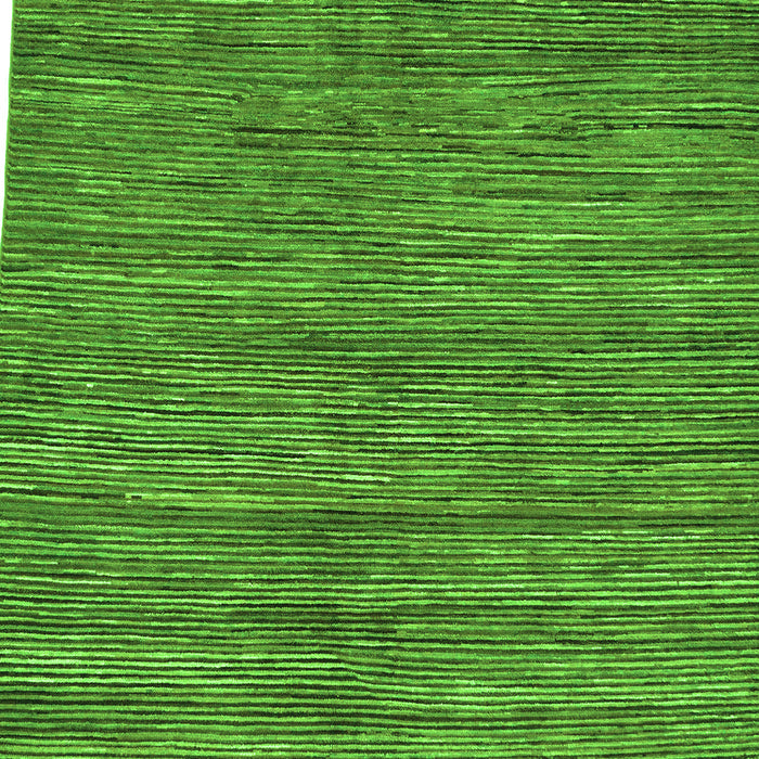 Machine Washable Abstract Green Modern Area Rugs, wshabs261grn