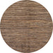 Round Machine Washable Abstract Sangria Brown Rug, wshabs261