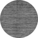 Round Machine Washable Abstract Gray Modern Rug, wshabs261gry