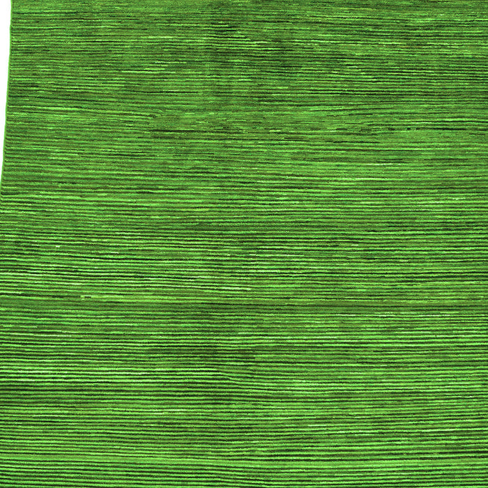 Square Machine Washable Abstract Green Modern Area Rugs, wshabs261grn