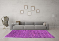 Machine Washable Abstract Purple Modern Rug, wshabs261pur