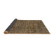 Sideview of Abstract Reddish Brown Modern Rug, abs262