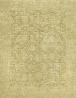 Abstract Metallic Gold Oriental Rug, abs2620