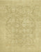 Abstract Metallic Gold Oriental Rug, abs2620