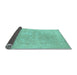 Sideview of Oriental Light Blue Traditional Rug, abs2620lblu