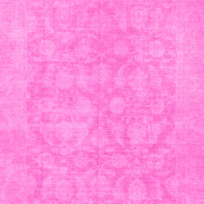 Machine Washable Oriental Pink Traditional Rug, wshabs2620pnk