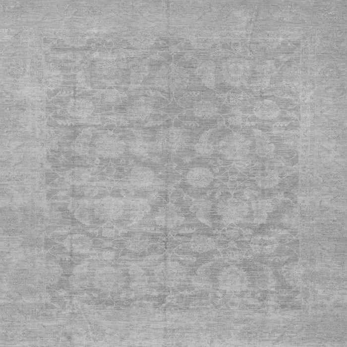 Square Machine Washable Oriental Gray Traditional Rug, wshabs2620gry