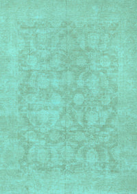 Oriental Light Blue Traditional Rug, abs2620lblu