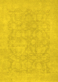 Oriental Yellow Traditional Rug, abs2620yw