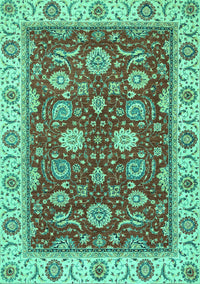 Oriental Turquoise Traditional Rug, abs2621turq