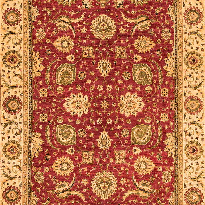 Oriental Orange Traditional Rug, abs2621org