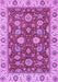 Machine Washable Oriental Purple Traditional Area Rugs, wshabs2621pur