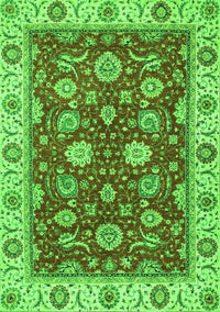 Oriental Green Traditional Rug, abs2621grn