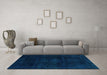 Machine Washable Abstract Light Blue Modern Rug in a Living Room, wshabs2622lblu