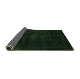 Sideview of Abstract Emerald Green Modern Rug, abs2622emgrn