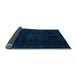 Sideview of Abstract Light Blue Modern Rug, abs2622lblu