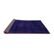 Sideview of Abstract Purple Modern Rug, abs2622pur