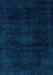 Abstract Light Blue Modern Rug, abs2622lblu