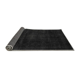 Sideview of Abstract Gray Modern Rug, abs2622gry
