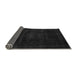 Sideview of Abstract Gray Modern Rug, abs2622gry