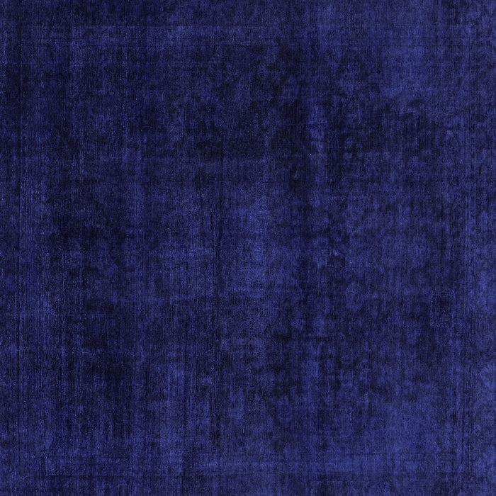 Square Machine Washable Abstract Blue Modern Rug, wshabs2622blu