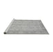 Sideview of Machine Washable Oriental Gray Modern Rug, wshabs2623gry