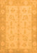 Machine Washable Oriental Orange Modern Area Rugs, wshabs2623org