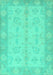 Oriental Turquoise Modern Rug, abs2623turq