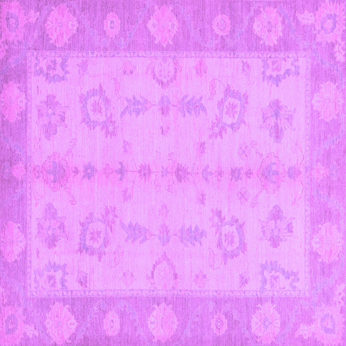 Square Oriental Purple Modern Rug, abs2623pur
