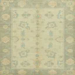 Square Machine Washable Abstract Brown Gold Rug, wshabs2623