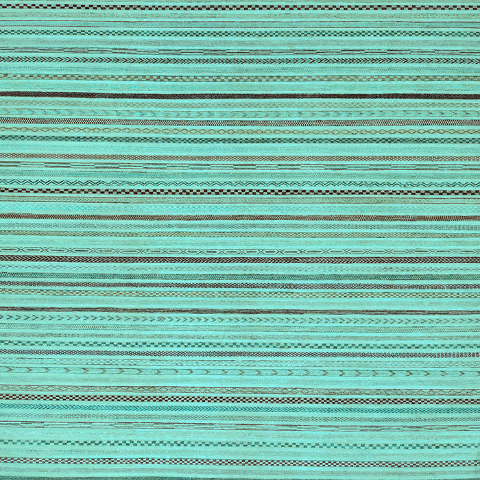 Square Oriental Light Blue Modern Rug, abs2624lblu