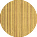 Round Oriental Brown Modern Rug, abs2624brn