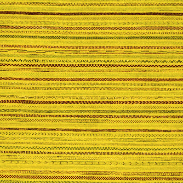 Machine Washable Oriental Yellow Modern Rug, wshabs2624yw