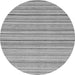 Round Oriental Gray Modern Rug, abs2624gry