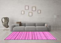 Machine Washable Oriental Pink Modern Rug, wshabs2624pnk