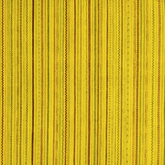 Square Oriental Yellow Modern Rug, abs2624yw