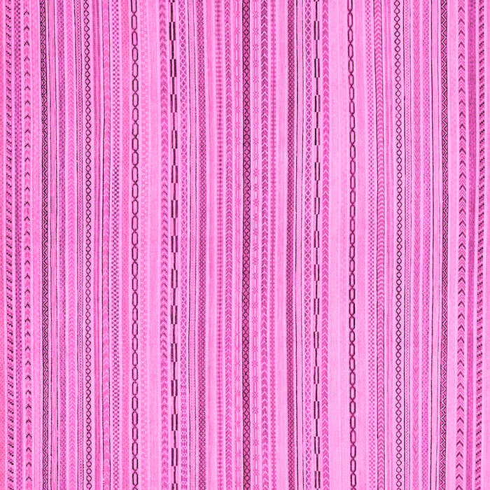 Square Machine Washable Oriental Pink Modern Rug, wshabs2625pnk