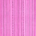 Square Machine Washable Oriental Pink Modern Rug, wshabs2625pnk