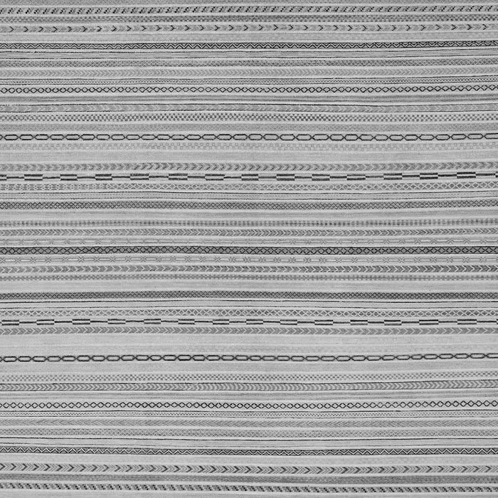 Square Machine Washable Oriental Gray Modern Rug, wshabs2625gry