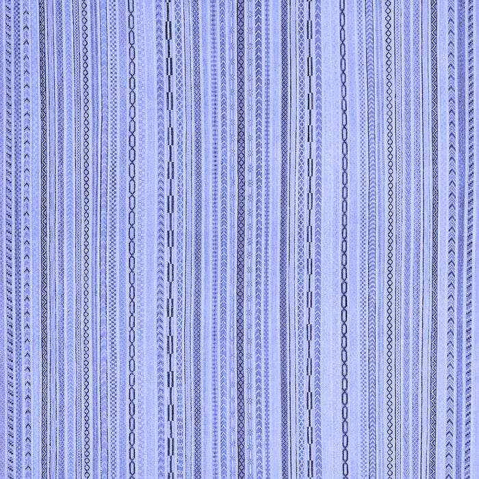 Square Oriental Blue Modern Rug, abs2625blu